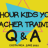 Q & A  95 hr Kids Yoga Teacher Training in Costa Rica